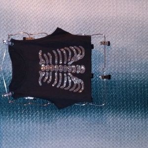 SHEIN CROP RHINESTONES